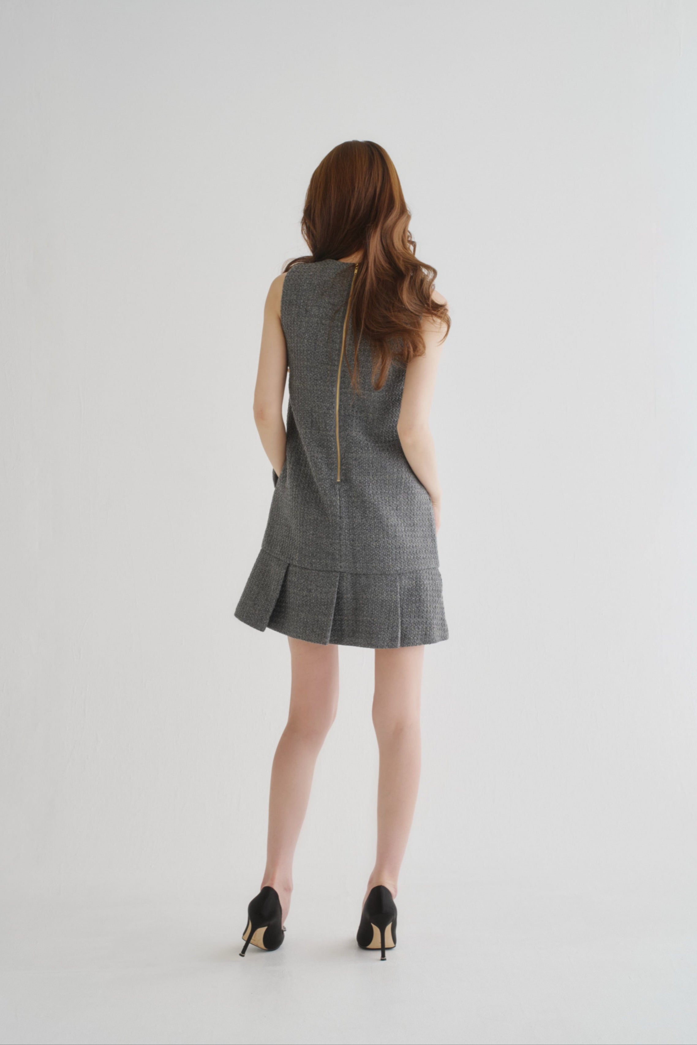 ミューズライン ツイードワンピース