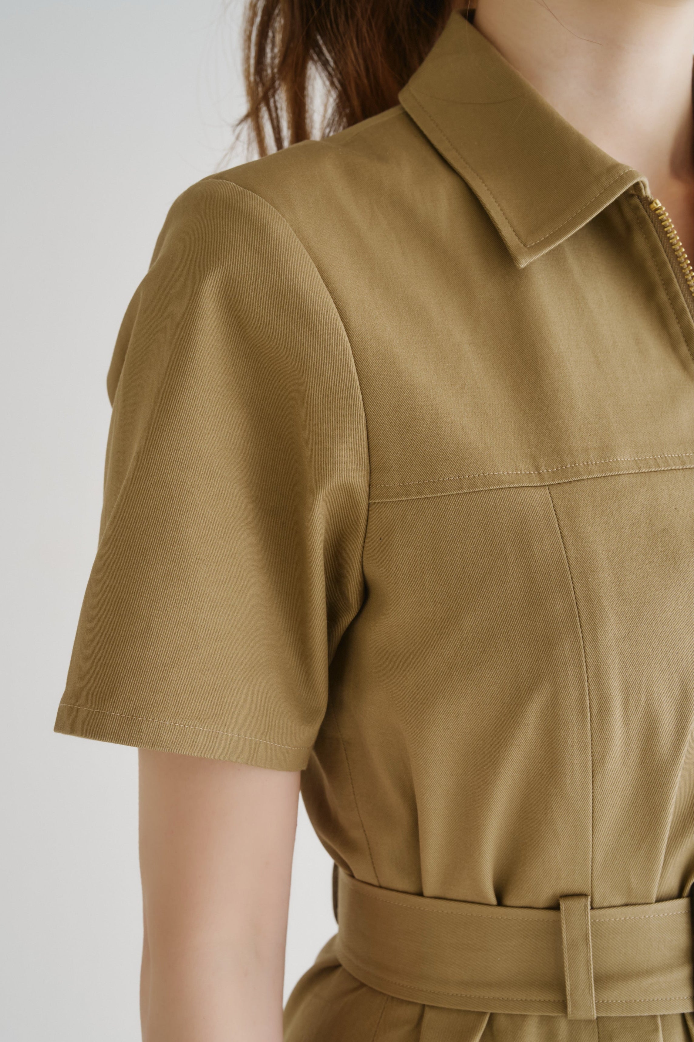 モダングレース トレンチワンピース