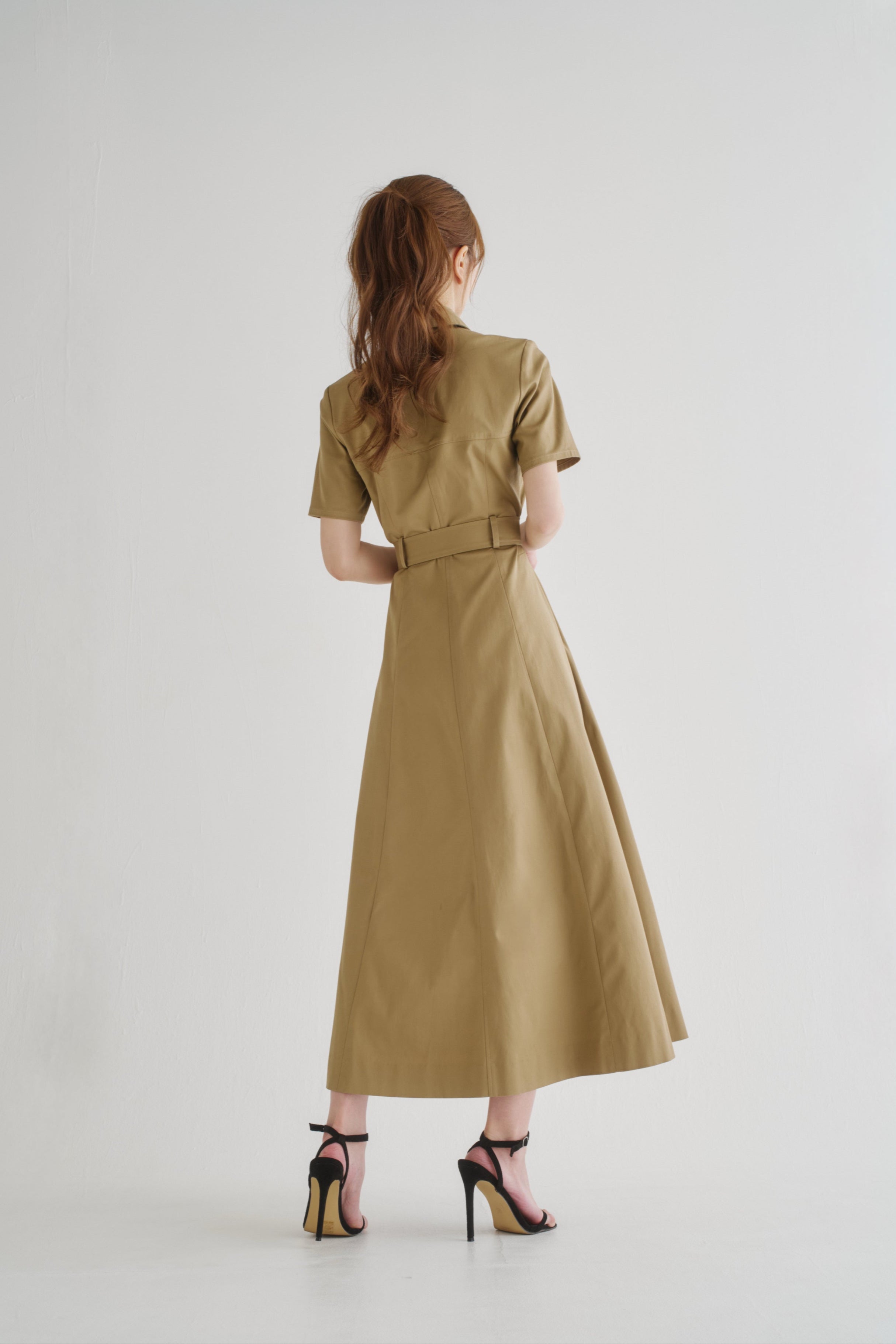 モダングレース トレンチワンピース